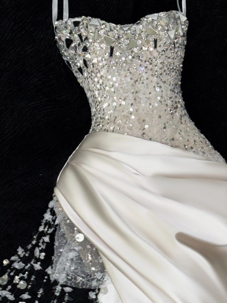 Shiny Sheath Sweetheart Neck Sequin Beaded Satin Prom Dress Evening Dress with Slit SH2537