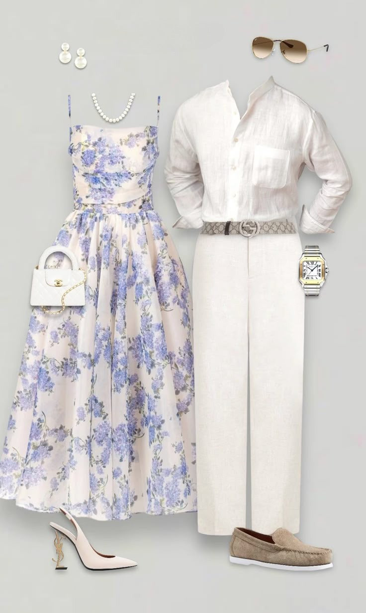 Classy A Line Spaghetti Strap Purple Print Floral Satin Prom Dress SH4614