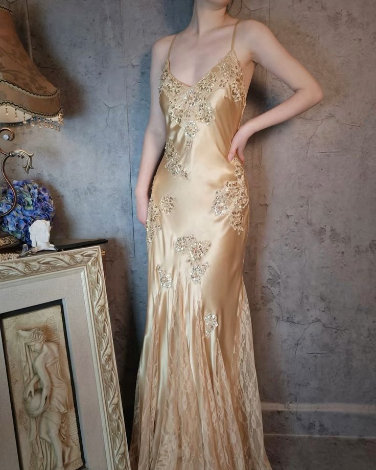 Charming Mermaid Spaghetti Strap Sequin Lace Satin Long Prom Dress Evening Dress SH2666