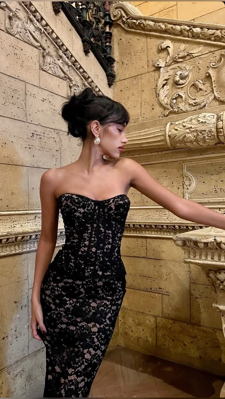 Sexy Black Sheath Sweetheart Neck Lace Prom Dress Evening Dress SH8352