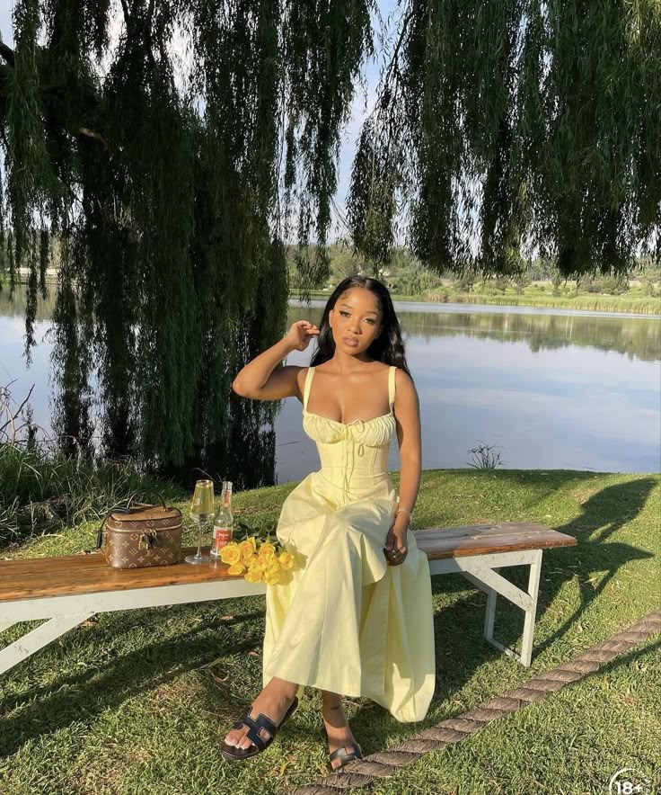 Simple A Line Spaghetti Strap Light Yellow Satin Long Prom Dress Evening Dress SH2391
