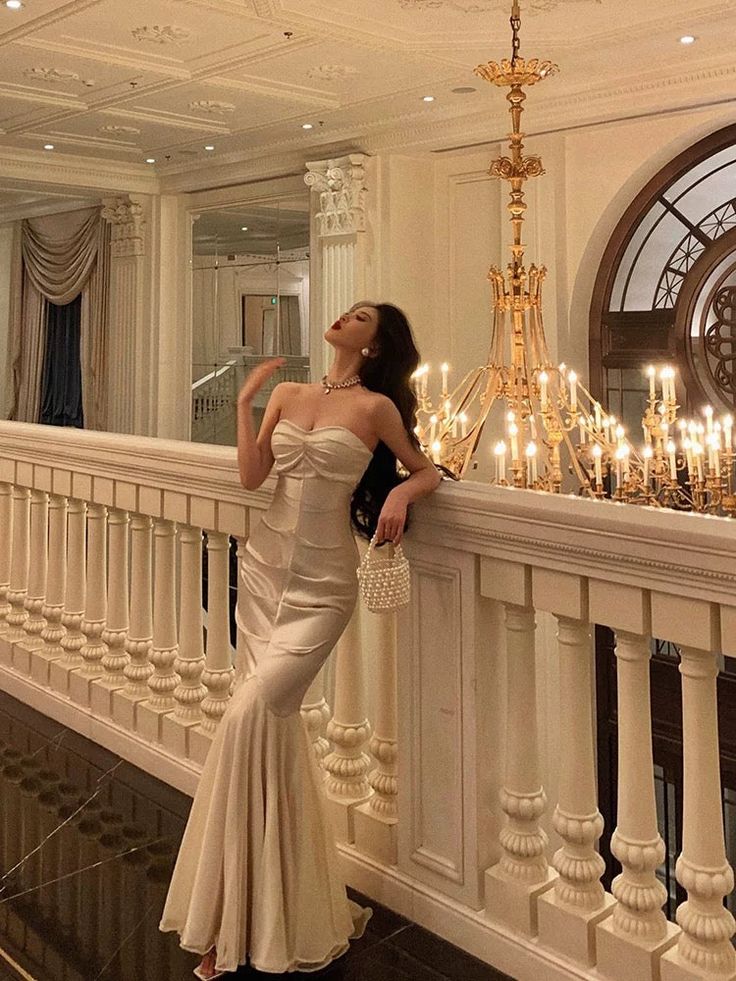 Chic Mermaid Sweetheart Long Ruffles Prom Dresses Birthday Dress SH4312