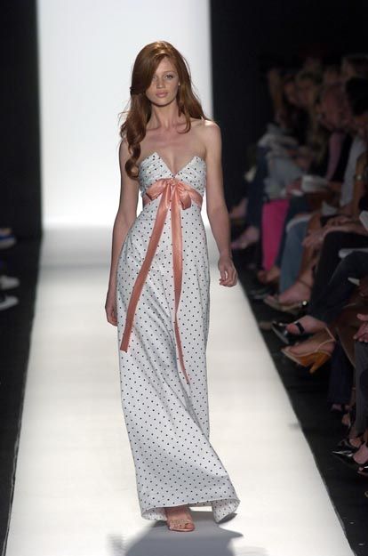 Retro Cute Polka Dot A Line Sweetheart Neck Satin Long Party Dress Evening Dress Date Dress SH3459