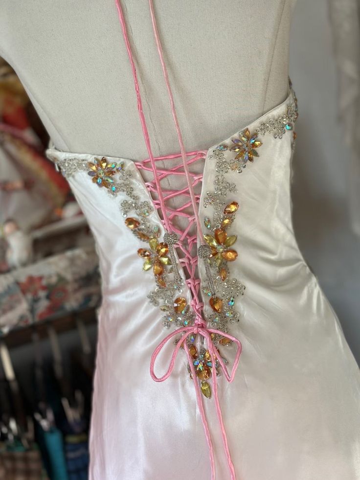 Unique A Line Halter Beaded Pink Ombre Satin Prom Dress Graduation Prom Dress SH2619