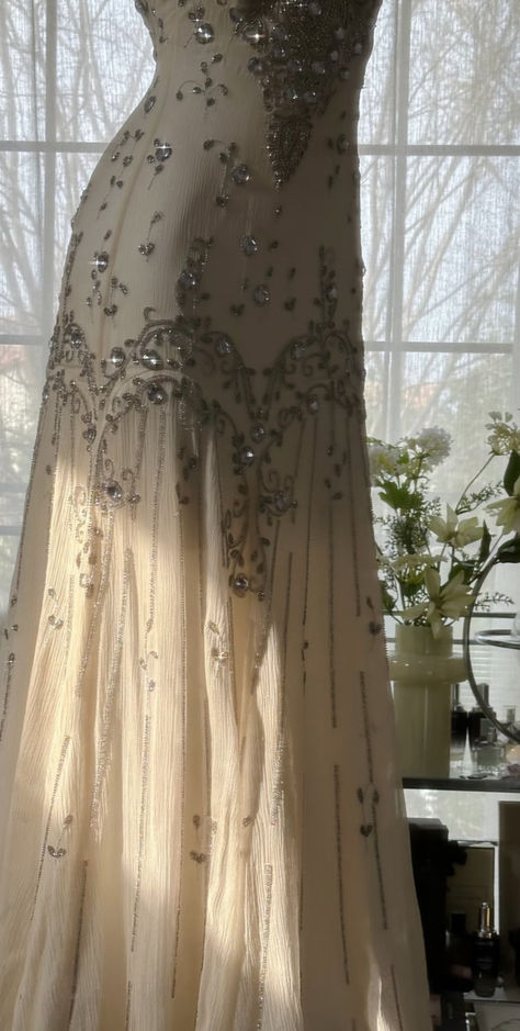 Ivory A Line Straps Beaded Chiffon Long Prom Dress Graduation Prom Dress SH2562