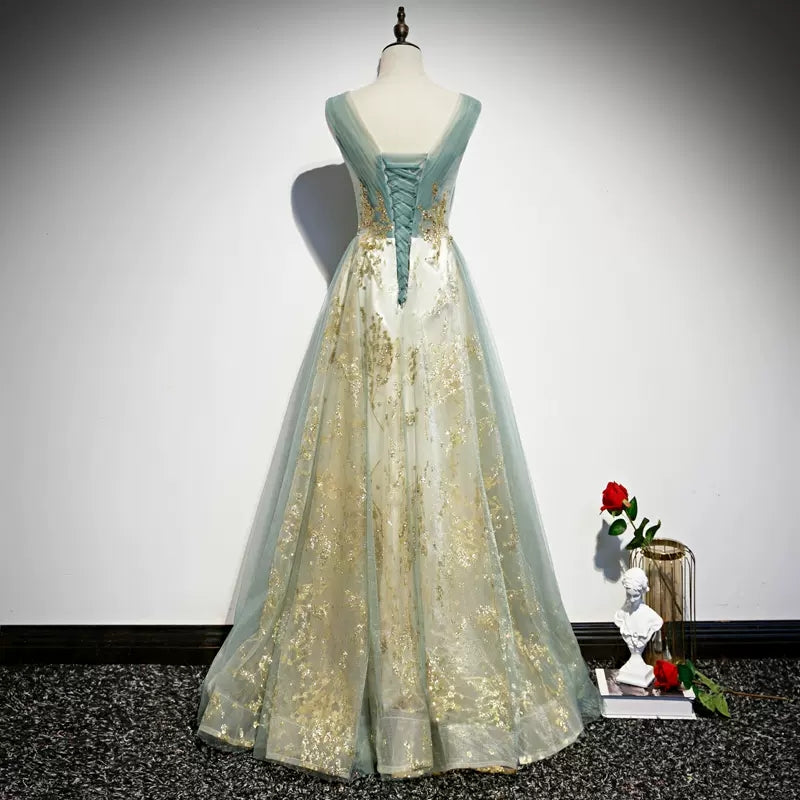 Princess Tulle Long Prom Dresses SH121