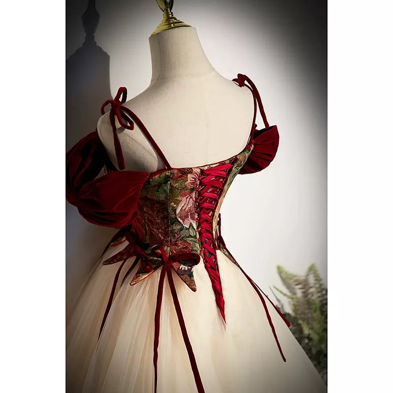 Princess Tulle Long Prom Dresses SH119