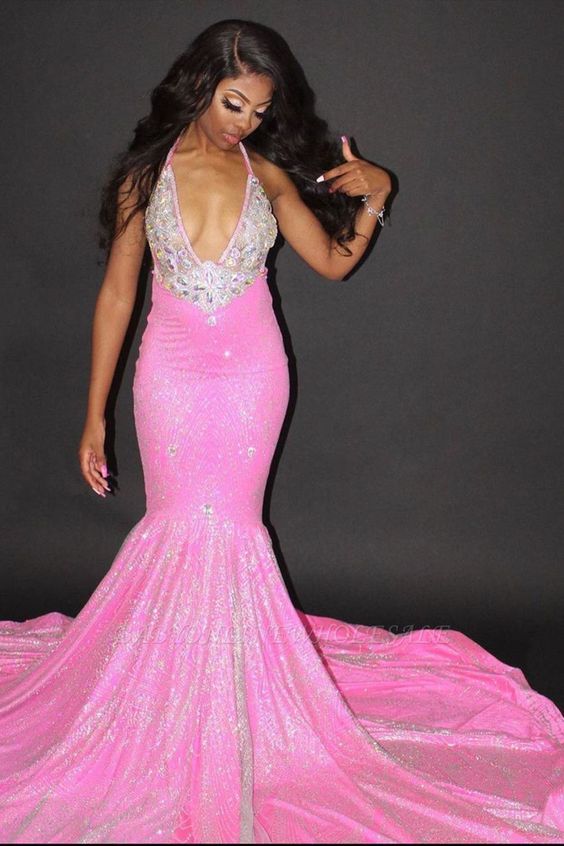 Elegant Mermaid Floor Length Prom Dresses Black Girl Prom Dress SH269 shinydress Elegant Mermaid Floor Length Prom Dresses Black Girl Prom Dress SH269 shinydress