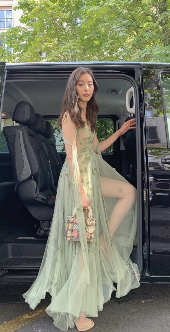 Princess Sage Green Prom Dresses Long Prom Dress SH312 shinydress Princess Sage Green Prom Dresses Long Prom Dress SH312 shinydress
