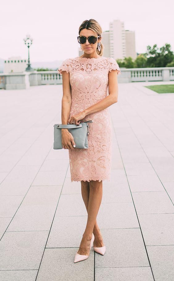 pink lace mother of the bride dress Mother of the Bride Dress Style #27981