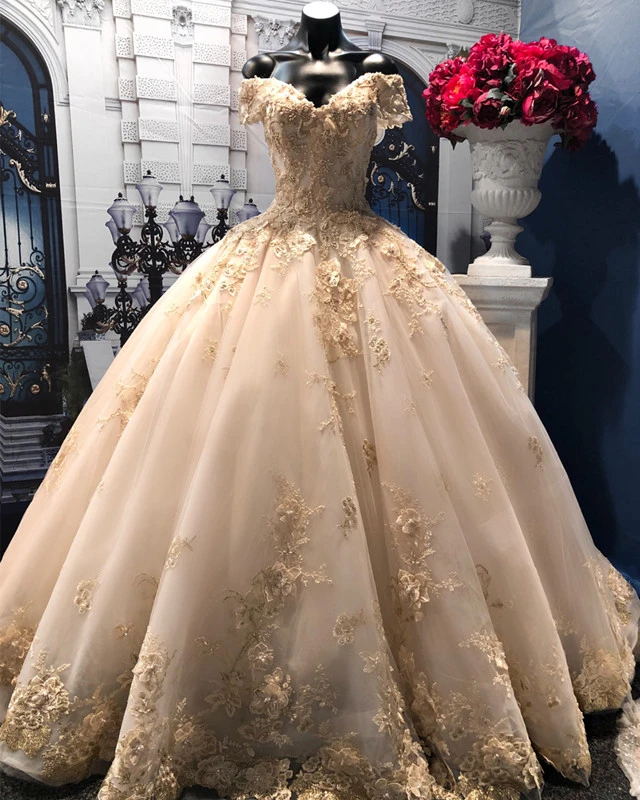 Champagne Gold Quinceanera Dresses Champagne Color Floral Embroidered Quinceanera Dress By Ragazza EV37-637 ABC Fashion Champagne Gold Quinceanera Dresses Champagne Color Floral Embroidered Quinceanera Dress By Ragazza EV37-637 ABC Fashion