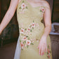 Green A Line Spaghetti Strap Exquisite Beaded Chiffon Prom Dress Wedding Guest Dress SH4489