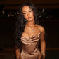Elegant Sheath Strapless Satin Long Prom Dresses For Teens Evening Outfits Graduation Formal Dress SH8981