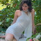 Gorgeous Sheath One Shoulder Beaded White Chiffon Short Homecoming Dress SH2213
