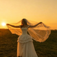 Vintage A Line Off the Shoulder White Lace Prom Dress Wedding Dress SH5325