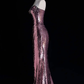 Stunning Mermaid Sweetheart Neck Purple Sequin Long Prom Dress Graduation Prom Dress SH2491