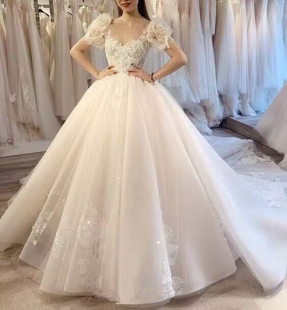 Vintage Fairy Corset Dress White Long Formal Gown Wedding Dresses SH257
