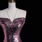 Stunning Mermaid Sweetheart Neck Purple Sequin Long Prom Dress Graduation Prom Dress SH2491