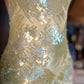 Gentle Green Mermaid Spaghetti Strap Sequin Chiffon Prom Dress Evening Dress SH2670