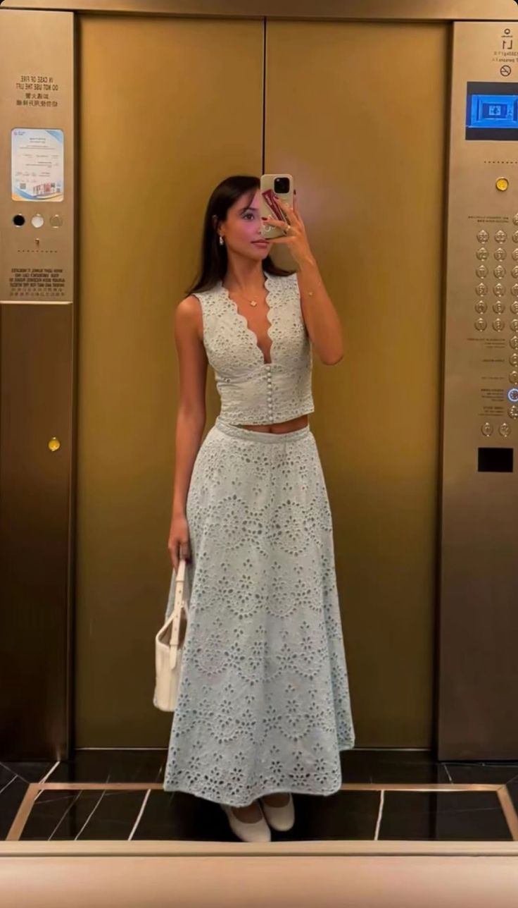 Light Baby Blue A Line V Neck Lace Long Prom Dress Evening Dress SH8872