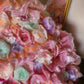 Princess Dreamy Colorful Flower Sweetheart Neck Ball Gown Organza Prom Dress Birthday Dress SH3632