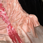 Light Pink A Line Sweetheart Neck Satin Party Dress Evening Dress SH3228