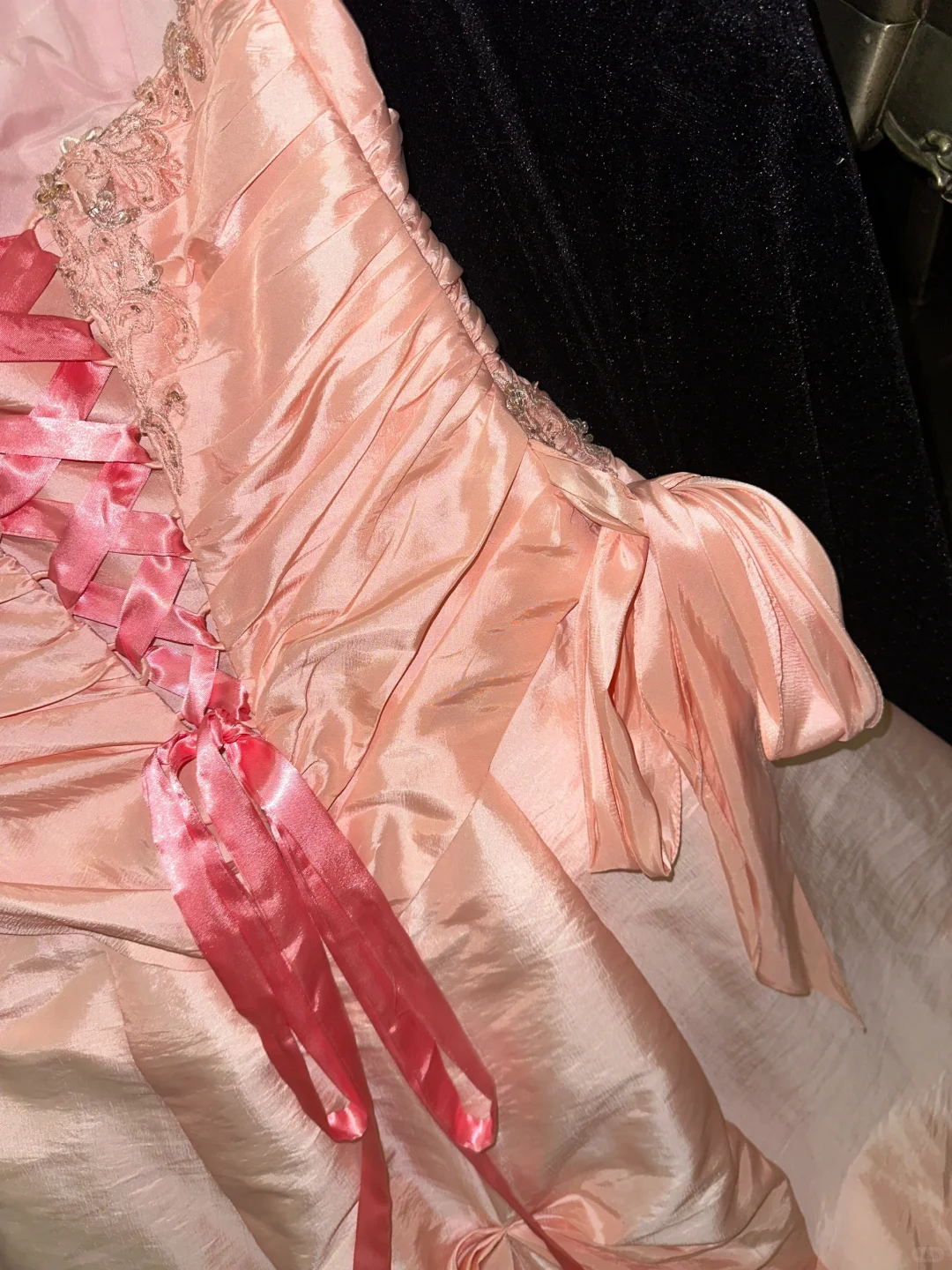 Light Pink A Line Sweetheart Neck Satin Party Dress Evening Dress SH3228