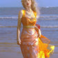Dreamy A Line Straps Beaded Orange Tulle Prom Dress Graduation Prom Dress SH2656