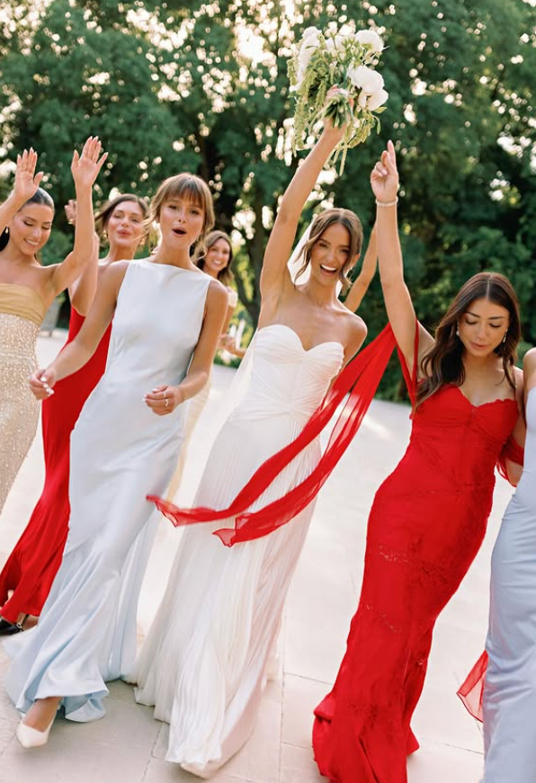 Unique A Line Sweetheart Neck Pleated White Satin Wedding Dresses SH4703