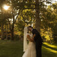 Pretty Simple A Line Straps White Lace Long Wedding Dress SH5282