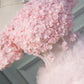 Pink A Line Tulle Homecoming Dresses With Flower Appliques SH1596