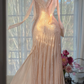 Fairy Elegant A Line Beaded Chiffon Long Graduation Prom Dress SH5344