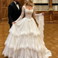 Stunning Ball Gown Corset  Lace Layered Tulle Long Wedding Dress SH7075