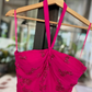 Vintage Charming Hot Pink Beaded Chiffon Long Prom Dress Party Dress SH4884