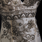 Vintage A Line V Neck Exquisite Beaded Chiffon Prom Dress Wedding Guest Dress SH5336