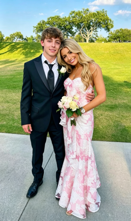 Pink Mermaid Strapless Print Floral Evening Dress Prom Dress Party Dress SH973