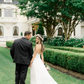 Pretty A Line Spaghetti Strap White Lace Tulle Long Prom Dress Wedding Dress SH4706