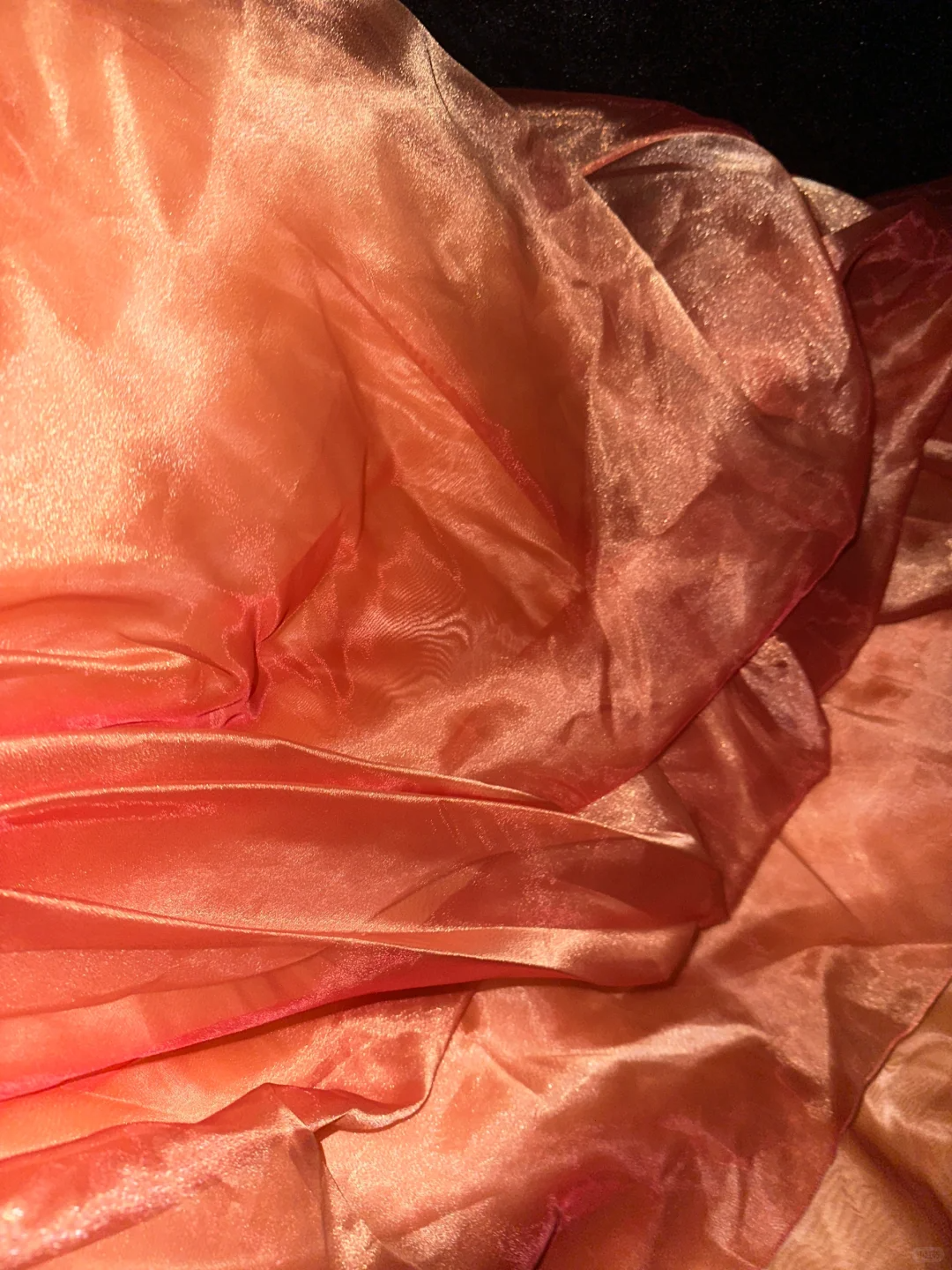 Orange GLamorous Ball Gown Sweetheart Neck Layered Organza Prom Dress SH5481