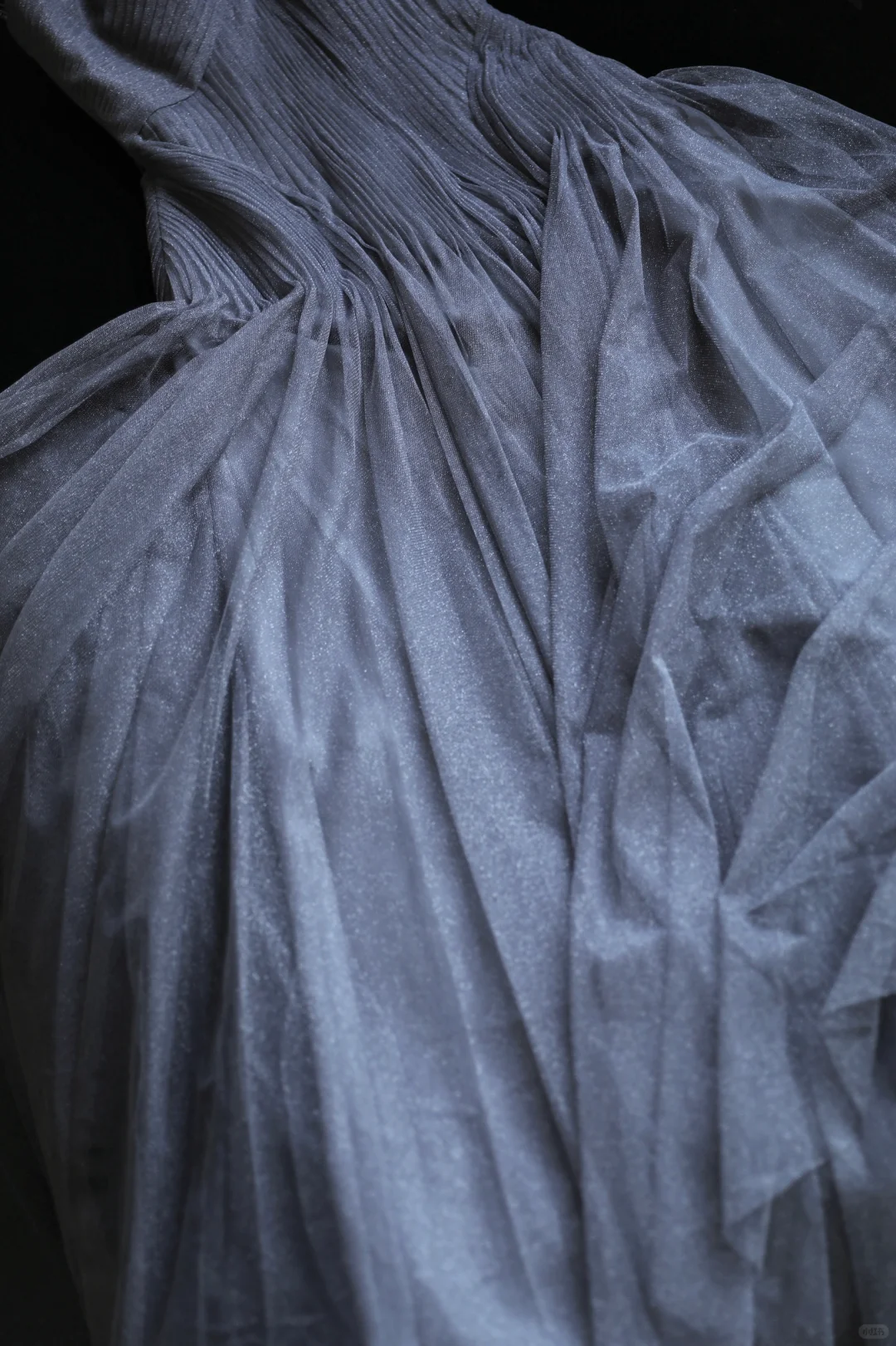 Vintage Simple Grey A Line Tulle Long Prom Dress Evening Dress SH5134