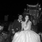 Pretty Vintage Ball Gown Round Neck Satin Tulle Lace Wedding Dress SH5073