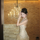 Exquisite Gorgeous A Line Halter Rhinestone Tulle Prom Dress Evening Dress Formal Gown SH3929