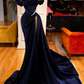 Sexy Dark Green Satin Mermaid Prom Dresses 2026 Spaghetti Straps Pleats Seep Train Formal Evening Occasion Pageant Gowns SA1038