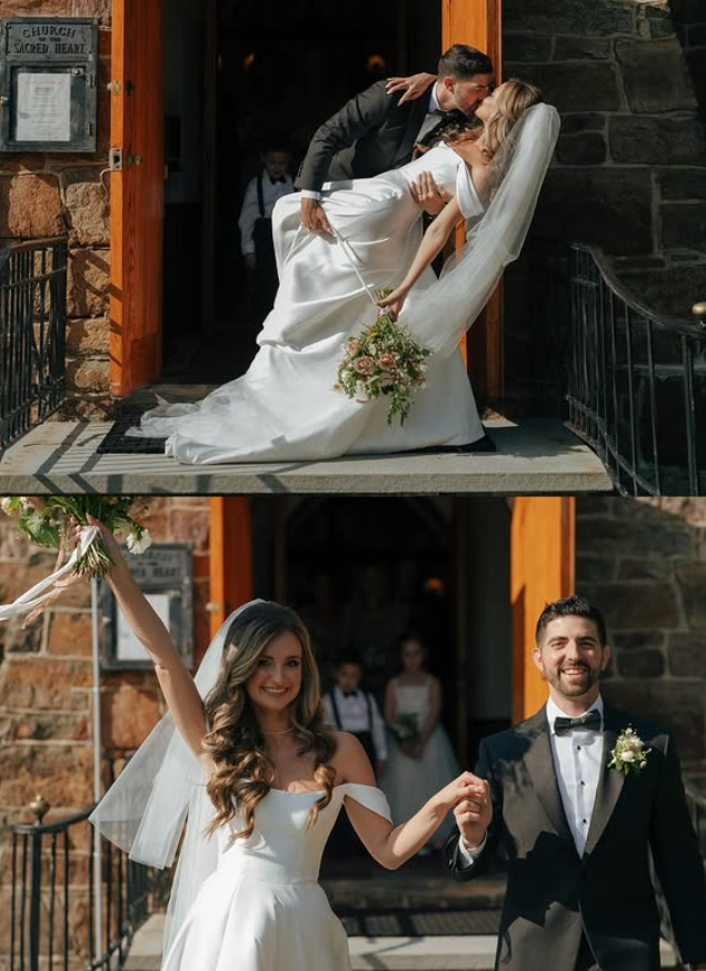 Pretty Elegant A Line Off the Shoulder Satin Long Wedding Dress SH5953