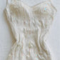 Gorgeous A Line Spaghetti Strap Beaded Sequin Ivory Chiffon Prom Dress Evening Dress SH2245