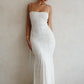 Elegant Ivory Mermaid Spaghetti Straps Lace Prom Dress Evening Dress SH5768
