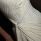 Simple Clean Sheath One Shoulder White Chiffon Long Prom Dress Evening Dress with Slit SH3454