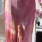 Pink Print Floral Sheath Spaghetti Straps Lace Chiffon Prom Dress Evening Dress SH3783