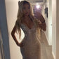 Sexy Prom Dresses Inspiration Mermaid Spaghetti Strap Champagne Semi Formal Party Dress For Teens High Schools SH6410
