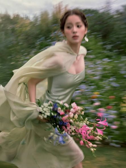 Light Green A Line Spaghetti Strap Satin Chiffon Prom Dress Evening Dress SH4726