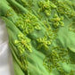 Charming A Line Spaghetti Strap Beaded Ruffle Green Chiffon Prom Dress SH2111